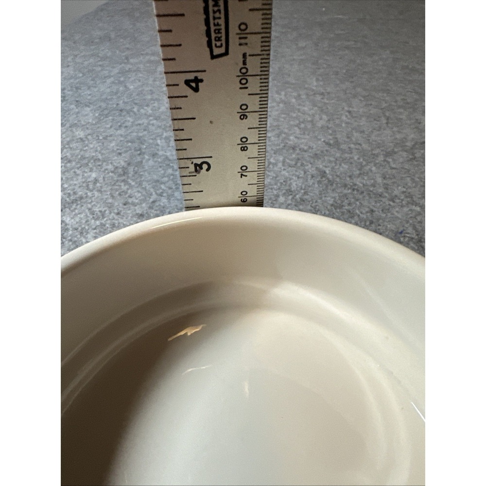 Longaberger Woven Traditions Classic Ivory 6" Soup Cereal Bowl USA - Picture 4 of 5